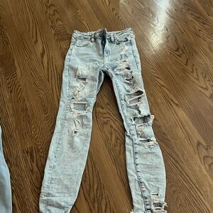 American Eagle ripped jeans